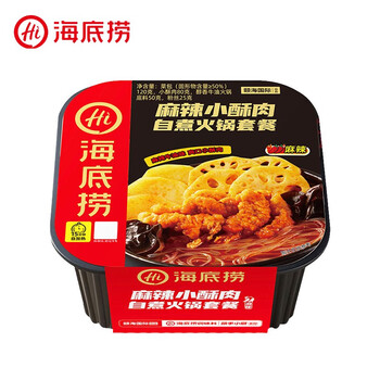 海底捞自热火锅方便速食加班懒人食品番茄小酥肉学生宿舍户外大分量a 麻辣小酥肉275g*1盒