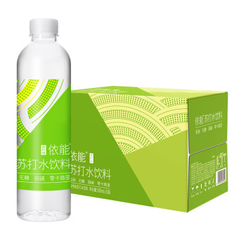 依能 青柠味苏打水500ml*15瓶