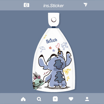 汽车通用钥匙保护套可爱卡多功能家用钥匙收纳包小兔钥匙套背影史迪仔