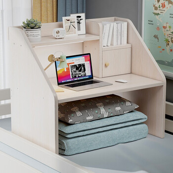 床上电脑桌 大学生宿舍上铺下铺懒人书桌 寝室简约小桌子 【a款】新枫