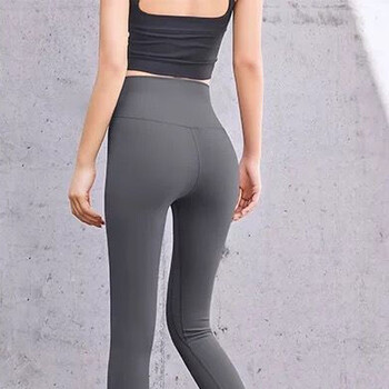 户外情趣瑜伽紧身隐藏拉链开档裆野外约会情侣免脱方便裤 c47海岩灰