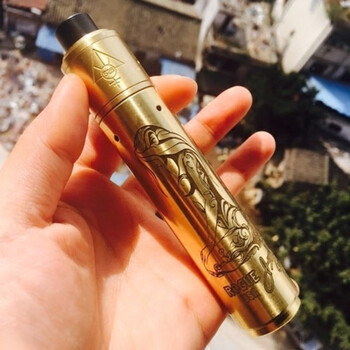 精工rogue机械杆子蒸汽限量十字军跪地猫女电子烟大烟雾撒旦罗格 黄铜