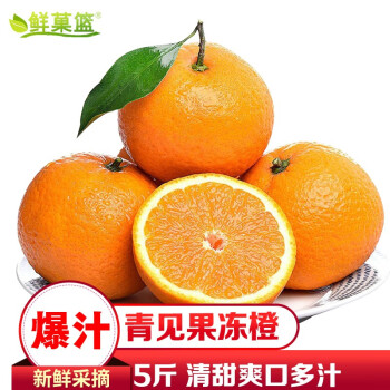 鲜菓篮 橘子耙耙柑青见桔子水果 青见5斤水果生鲜 新鲜水果