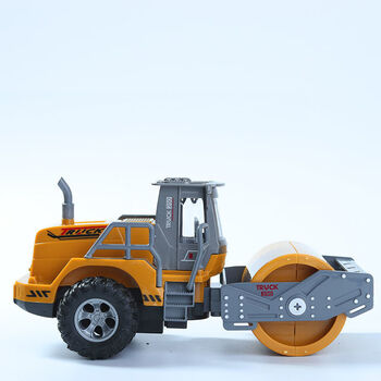 挖掘机挖推土压路机工程车套装小孩 玩具男孩 儿童玩具4到6岁 灵 活
