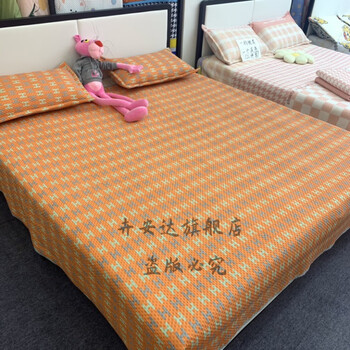 床盖夏季纯棉床盖四季通用床盖子床盖单件四季通用华夫格床盖防滑夹棉