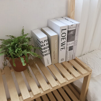 仿真假书道具 ins风北欧极简风 样板房民宿酒店装饰书桌拍照摆件 一套