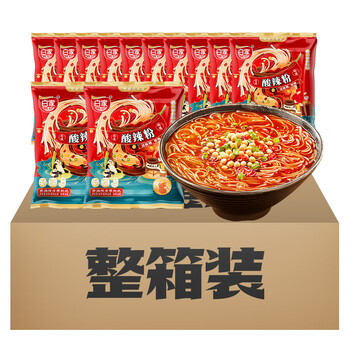 白家陈记 白家陈记酸辣粉酱香酸辣粉116g*12袋冲泡即食