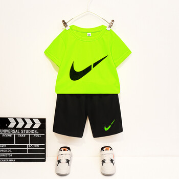 套装童装中大童速干短袖短裤女童两件套儿童夏装夏季男孩子衣服中童