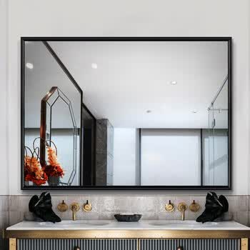 妮多美防爆镜子洗手间洗漱台梳妆化妆洗脸镜子洗手台盆厕所挂墙浴室镜