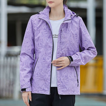 李宁春秋户外登山服新款夹克男士防风防水风衣冲锋衣休闲迷彩外女款