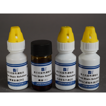 革兰氏染色液 复染液碘液脱色液结晶紫液细菌染色试验杭州微生物上海博微10ml 4瓶 图片价格品牌报价 京东