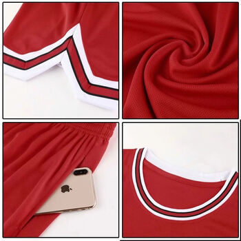 m21球服训练服灌篮高手队服湘北10号樱木花道篮球服篮球衣背心红色