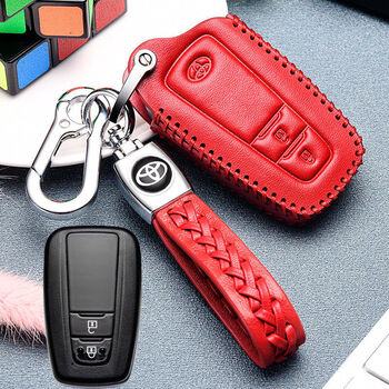适用于新款2021全新丰田奕泽ch-r钥匙套2019款新奕泽真皮车钥匙包时尚