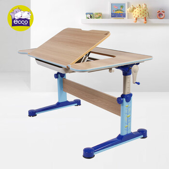 原装进口西班牙益卡思儿童人体工学学习桌椅套装小学生书课桌可升降