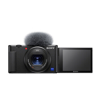 索尼(sony)zv-1自拍美颜高清旅游直播vlog相机 索尼zv1 黑色 套餐三
