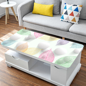 茶几桌布防水防油免洗客厅北欧pvc桌面垫盖布茶几垫桌垫子防烫厚 【ph