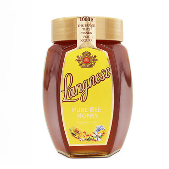 5折 德琅尼斯百花蜂蜜多花种天然蜂蜜玻璃瓶蜂蜜礼2斤