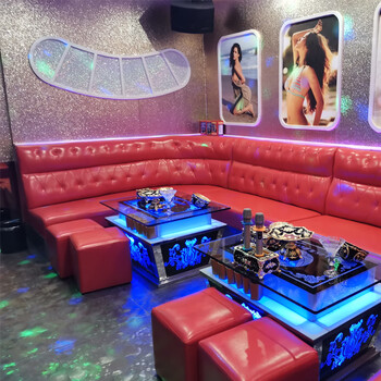 缦宛木ktv沙发卡座u型l型组合转角软包欧式夜店私人会所酒吧练歌房