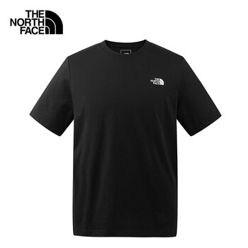The North Face北面短袖T恤男户外速干柔软透气短袖88GS 黑色/JK3 L