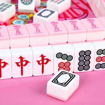 兴玛 中国风国潮家用卡通潮牌可爱麻将/中.