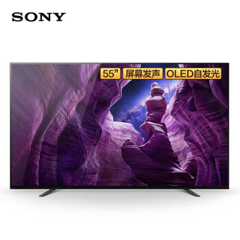 索尼（SONY）KD-55A8H 55英寸 OLED安卓智能电视 黑色