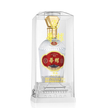 尊耀五粮液股份公司出品尊耀优品水晶瓶52度500ml6瓶单瓶浓香型白酒52