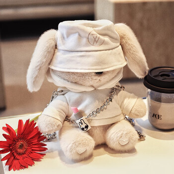 ALL-JOINT优仅萌萌兔明星同款星兔保温杯生日礼物送女友情人节可爱礼品水杯 小灰兔【礼盒+礼袋+杯套】 180ml