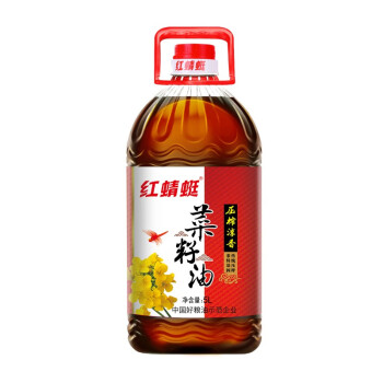 红蜻蜓四级淳香菜籽油5L价格走势