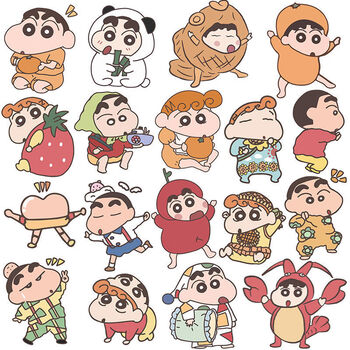 可爱玩具总动员电动车贴纸遮划痕摩托车头盔油箱防水装饰贴画蜡笔小新