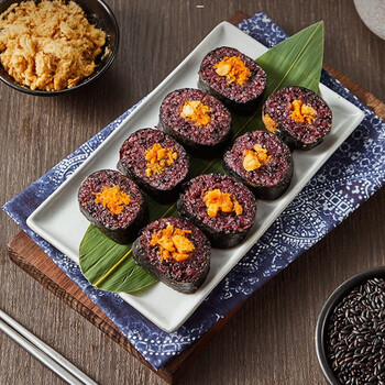 思念海苔黑米肉松饭团奥尔良鸡肉糯米方便米饭速食早餐微波商用 150g