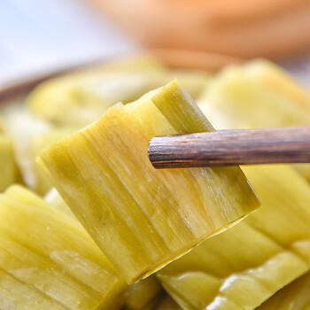 原味芋蒙500g 广西特产芋头梗芋荷酸新鲜腌制泡菜酸嘢芋苗酸