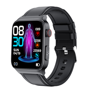 欧姆龙【无创免扎针】智能测血糖手表血压心电血氧心率体温健康监测