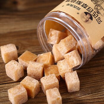 何氏百草梨膏糖糖嗓子难受薄荷糖砂板糖零食糖1瓶 加强砂版硬质型口味