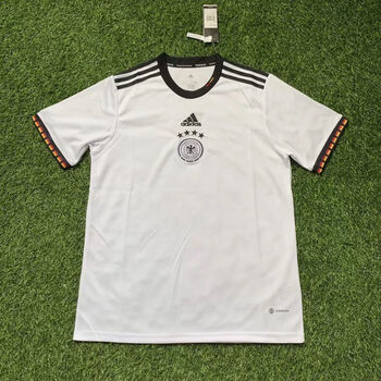 德国主场球衣2022卡塔尔世界杯德国新款短袖白色足球服白色主场球衣s