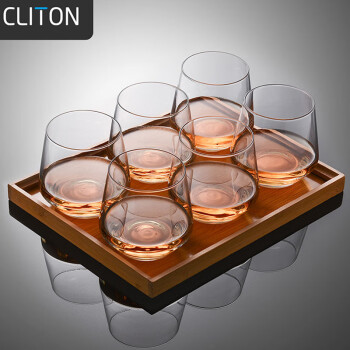 CLITON水晶玻璃威士忌酒杯组合套装-价格走势稳定