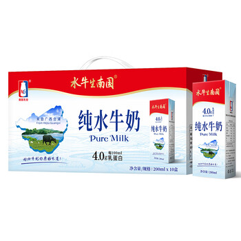 水牛生南国纯水牛奶蛋白营养代餐早餐生水牛乳摩拉水牛儿童学生奶