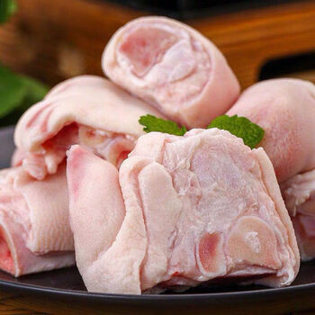 现切免切带筋生猪蹄猪蹄块冷冻前蹄子猪手猪爪美人觉醒超市品质免切