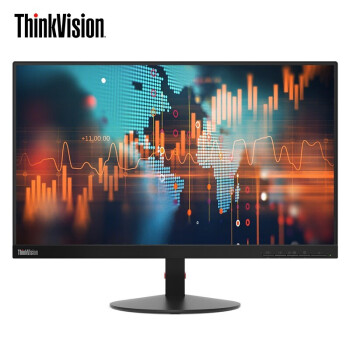 联想（ThinkVision）21.5英寸 窄边框 低蓝光不闪屏 商用办公电脑显示器(DVI VGA接口)S22e