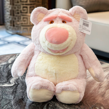 迪士尼(disney)草莓熊公仔粉色小熊玩偶布娃娃毛绒玩具女孩情人节生日