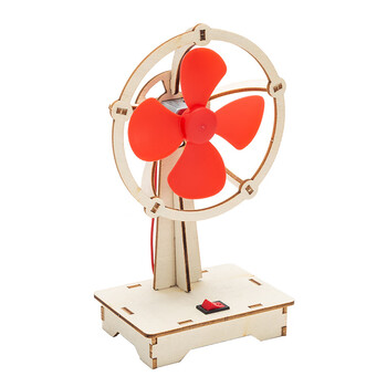 diy手工创意木质电风扇小风扇学生科技小制作小发明材料包风扇steam