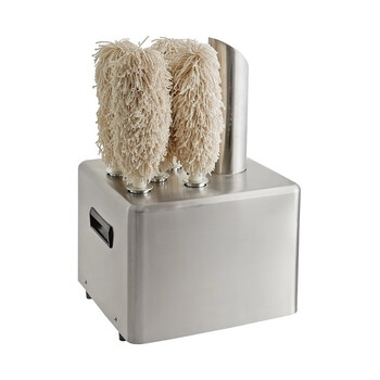 洗杯机商用电动擦杯机酒吧自动刷洗杯机器清洗玻璃杯高脚杯红酒杯5头