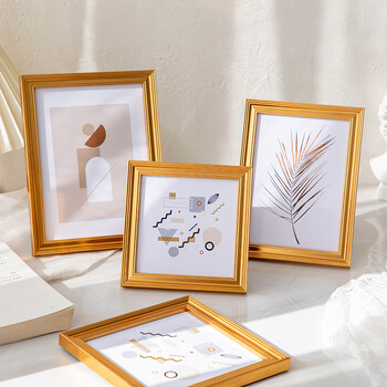 美式相框摆台定制框架6寸7 10 a4装饰边框打印儿童洗照片做成相框