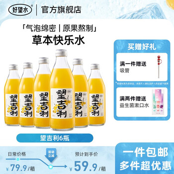 好望水望勇橄300ml*6瓶 橄榄汁油柑果汁饮料整箱瓶装 望吉利 300ml*6瓶