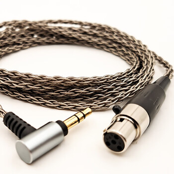 earmax 四芯插针xlr迷你卡侬头k371bt dt1770x 音频线 单晶铜线 镀银