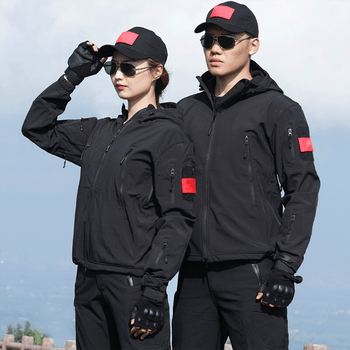 户外秋冬加厚迷彩服作训服加绒防水保暖三合一冲锋衣套装男登山作训服