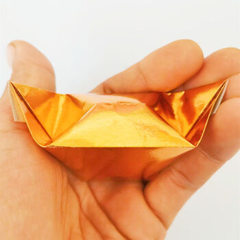 quanshe小号切角纸金元宝半成品10*13中12*15,一千个以上送袋子 10*13