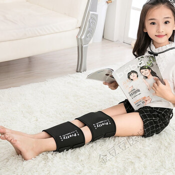 儿童绑腿带小孩腿带腿型型腿部腿形器成人幼儿直腿带 022 黑色 m【图