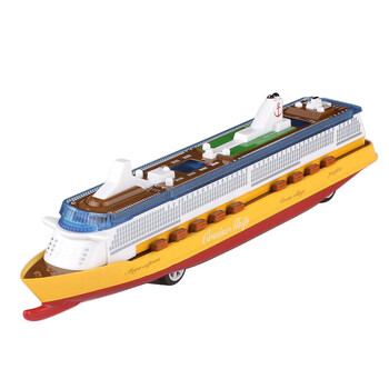 合金航母模型仿游轮船导弹护卫舰驱逐舰军舰回力男孩儿童玩具船 大型