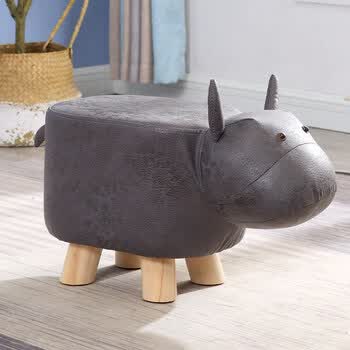 温典创意实木动物造型大象卡通家用换鞋凳小板凳网红可爱凳子懒人