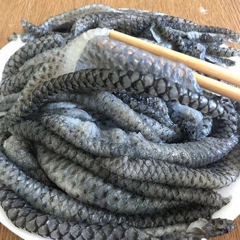 【京东生鲜】鲜鱼皮新鲜鱼皮500克/一斤装泡椒鱼皮海鲜凉拌菜餐饮团购